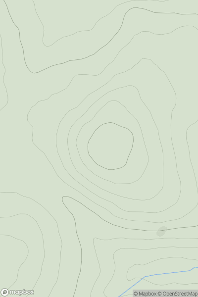 Thumbnail image for Kirk Hill [Fraserburgh to the Dee Valley] [NJ654394] showing contour plot for surrounding peak